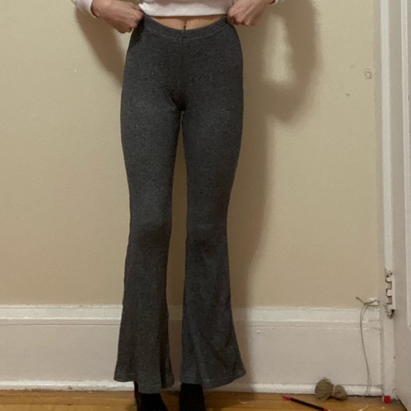 Xhilaration Pants & Jumpsuits Ribbed Bell Bottom Yoga Pants Poshmark